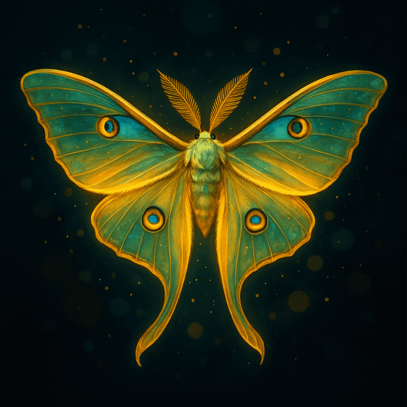 Nattfjäril-Diamond Painting