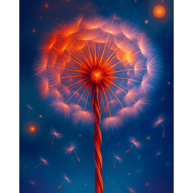 Magisk maskros-Diamond Painting