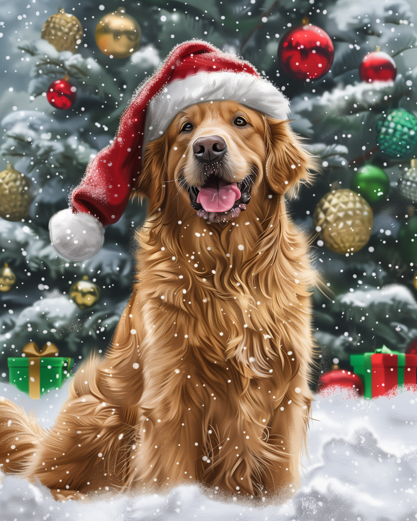 Diamond painting - Jul­labrador