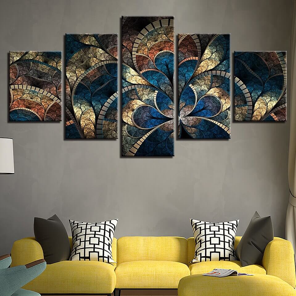 Mandala Guld Bl 5 Delar Diamond Painting Happy Diamond Painting SE