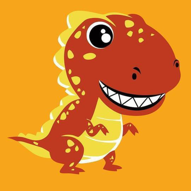 Dinosaurie Diamantmålning | Eget foto diamantmålnings | Diamond painting | Fyndiq | Sverige