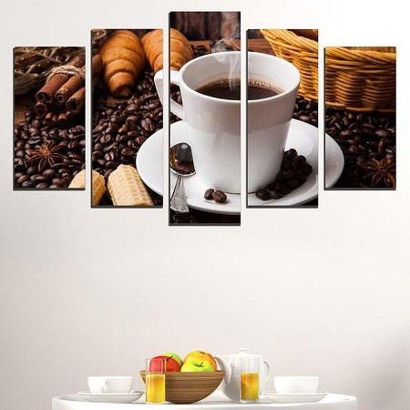 Kaffe | 5 delar Diamantmålning | Eget foto diamantmålnings | Diamond painting | Fyndiq | Sverige