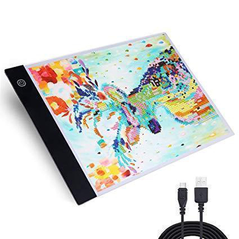 Lightpad-lampa A4 Diamantmålning | Eget foto diamantmålnings | Diamond painting | Fyndiq | Sverige