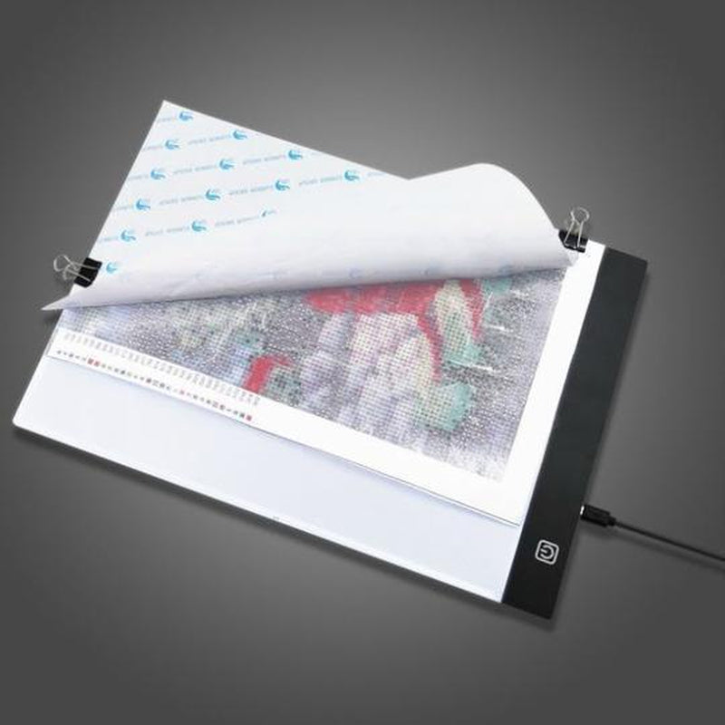 Lightpad-lampa A4 Diamantmålning | Eget foto diamantmålnings | Diamond painting | Fyndiq | Sverige