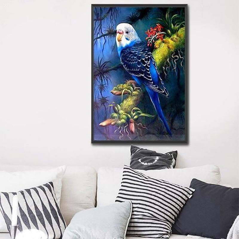 Parakit från 50x60cm Diamantmålning | Eget foto diamantmålnings | Diamond painting | Fyndiq | Sverige