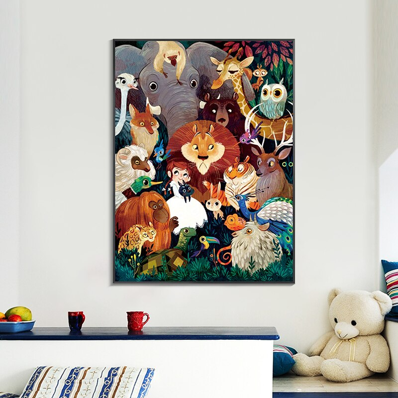 Sällskapsdjur 50x70cm Diamantmålning | Eget foto diamantmålnings | Diamond painting | Fyndiq | Sverige